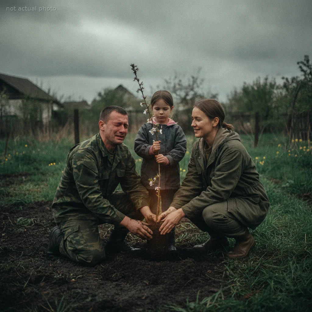 My 8-Year-Old Daughter Pointed At The Stranded Soldier In The Rain — What Happened Next Changed Everything