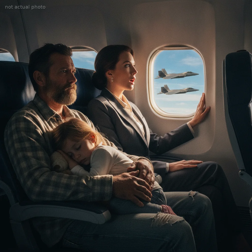 I Flew Economy With My Sick Daughter — A Billionaire Laughed At Us Until Fighter Jets Appeared