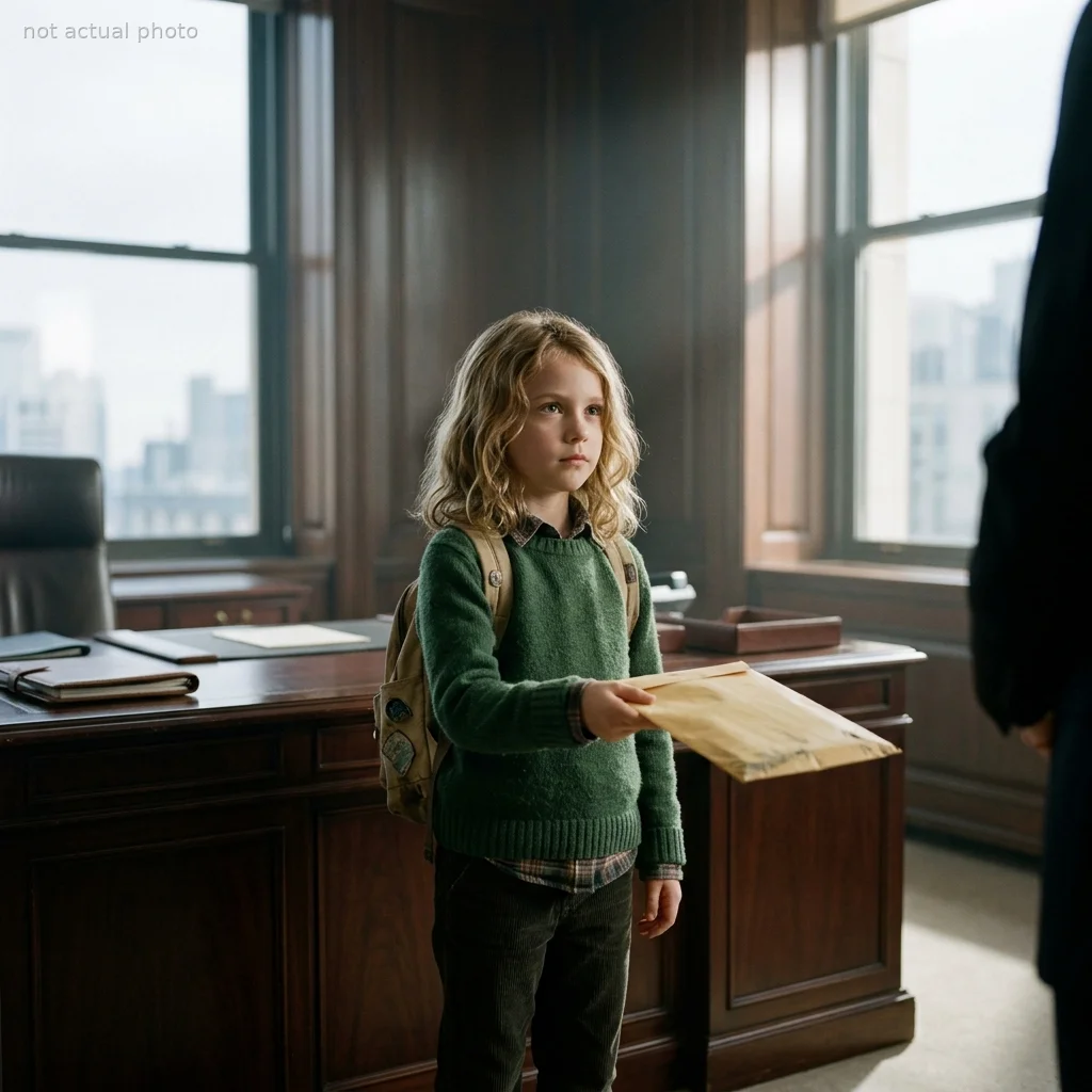 A Little Girl Sneaked Into My Office — What She Handed Me Changed Everything
