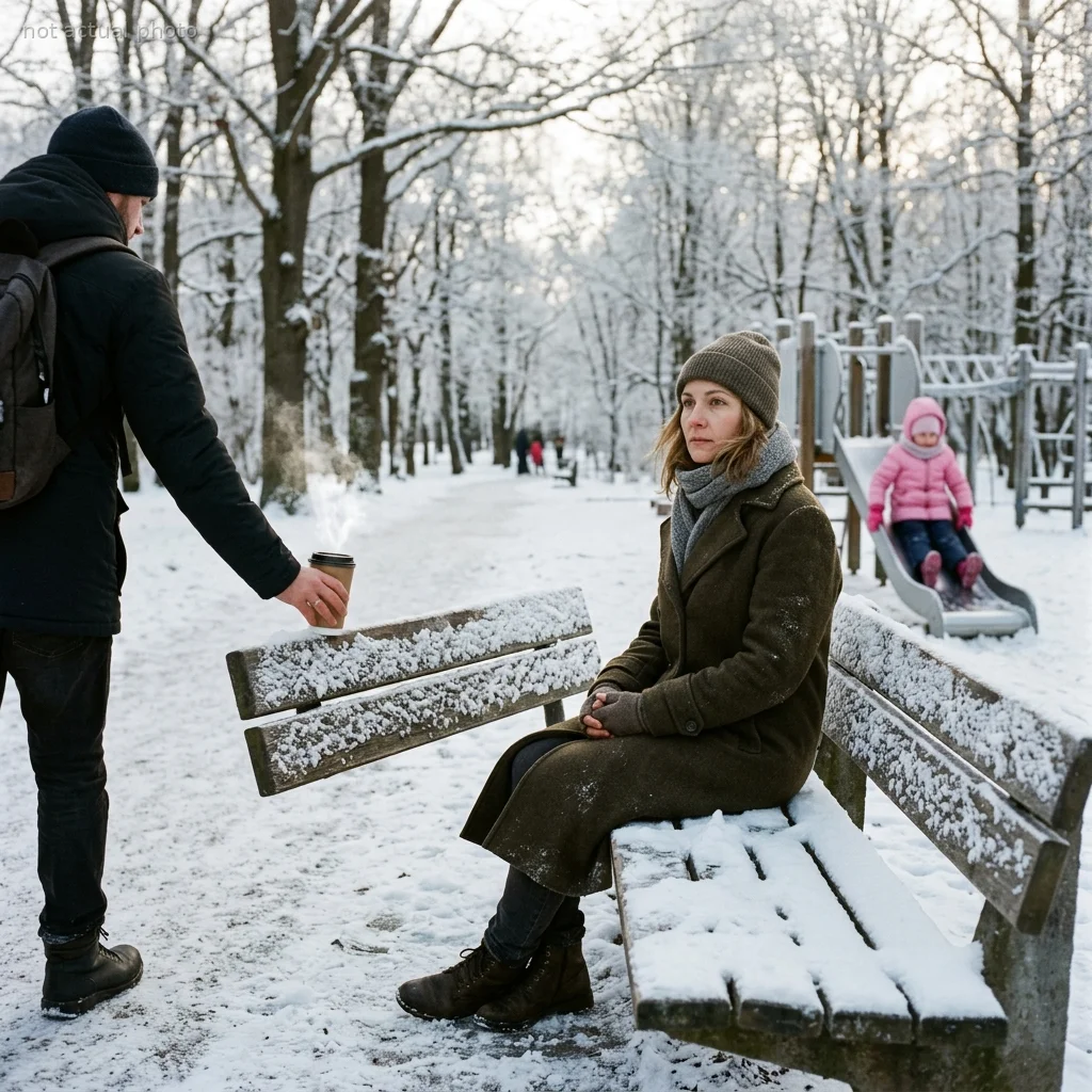 I watched a freezing mother count pennies at a diner — so I followed her out into the snow.
