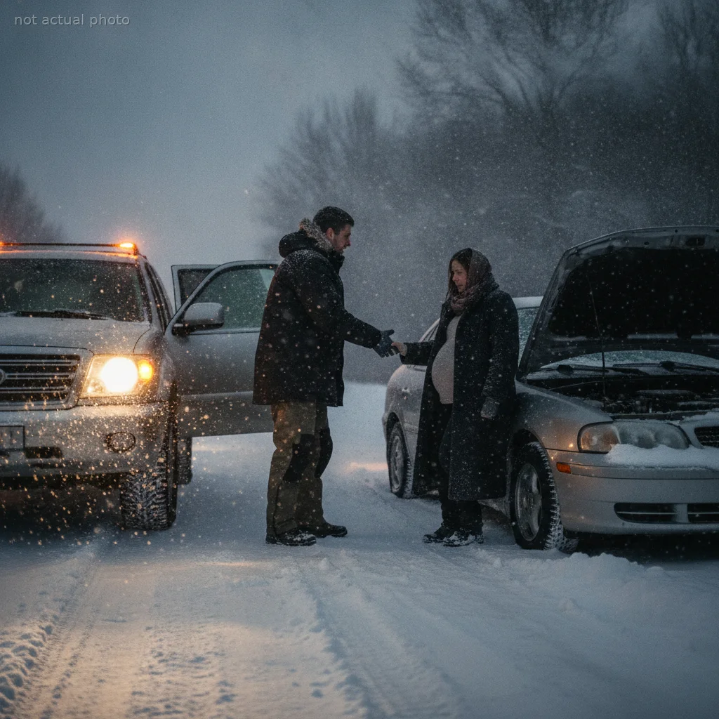He Got Fired For Helping A Pregnant Stranger In A Snowstorm. Three Days Later, A Knock On His Door Changed Everything.