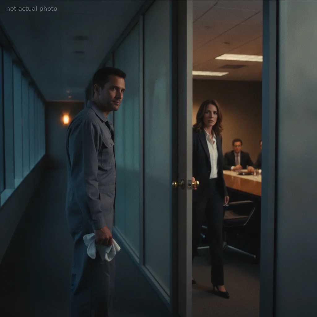 I Mopped the Floor Outside the Boardroom That Fired Me — Until the CEO Walked Out to Ask Why I Was Still There