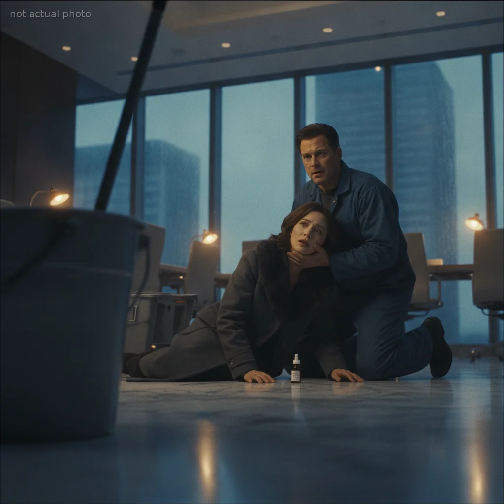 A Janitor Kissed a Billionaire CEO To Save Her Life — Then She Changed Everything He Thought He Deserved