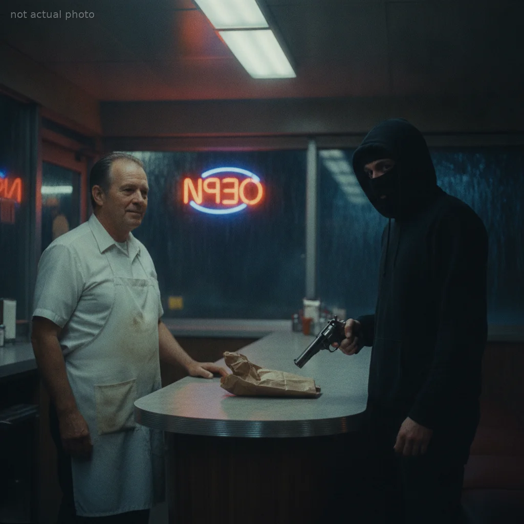 An Armed Robber Held Up My Diner — My One Question Changed Both Our Lives