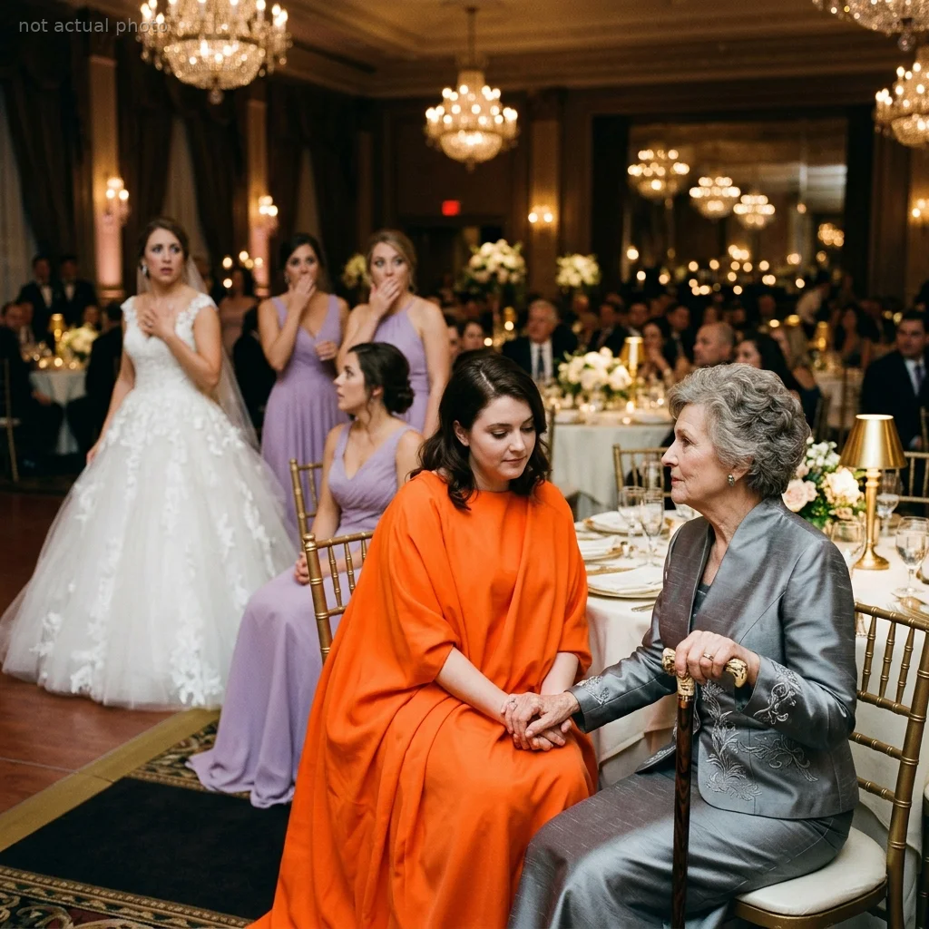 My Sister Put Me In A 2XL Orange Dress To Hide Her Lies — Then The Groom's Grandmother Stopped The Wedding