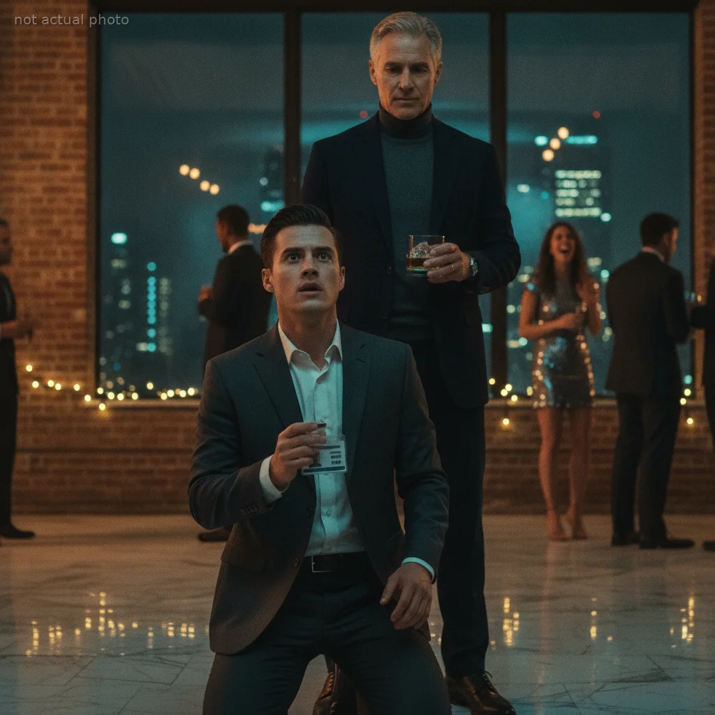 My Wife's Boss Built His Empire on My Code in My Building — At the Party I Dropped My Badge, He Picked It Up and Whispered,