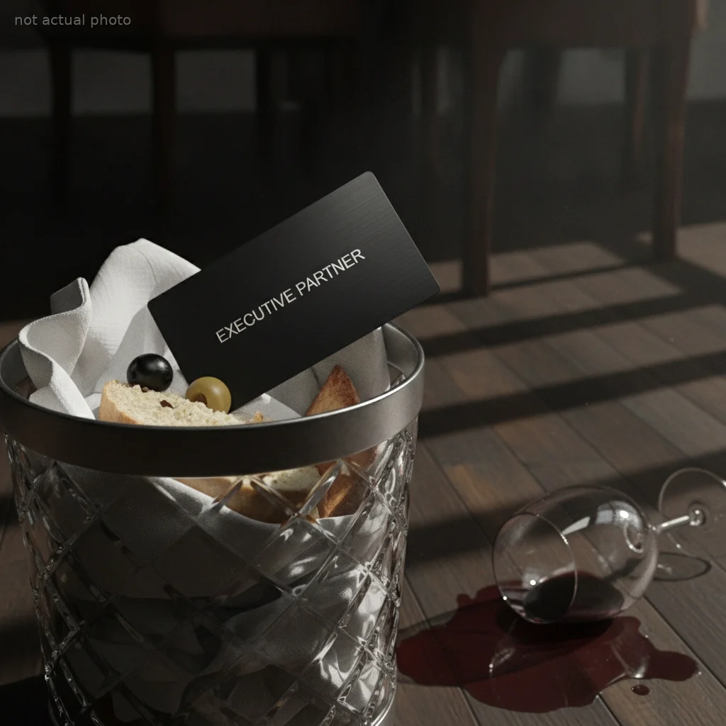 My Wife Threw My Business Cards In The Trash At Easter Dinner. Then Her Uncle Read The Title And Dropped His Wine Glass.