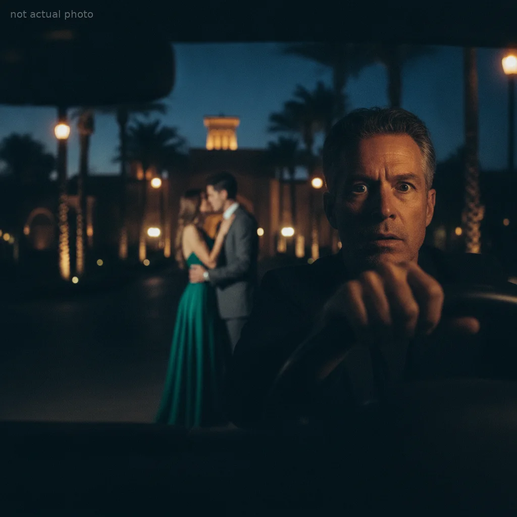 She Kissed Him Under the Hotel Lights While I Sat in My Truck — When I Recognized the Man as the Nephew Whose Embezzlement I Took the Fall For, I Knew My Whole Marriage Had Been a Setup