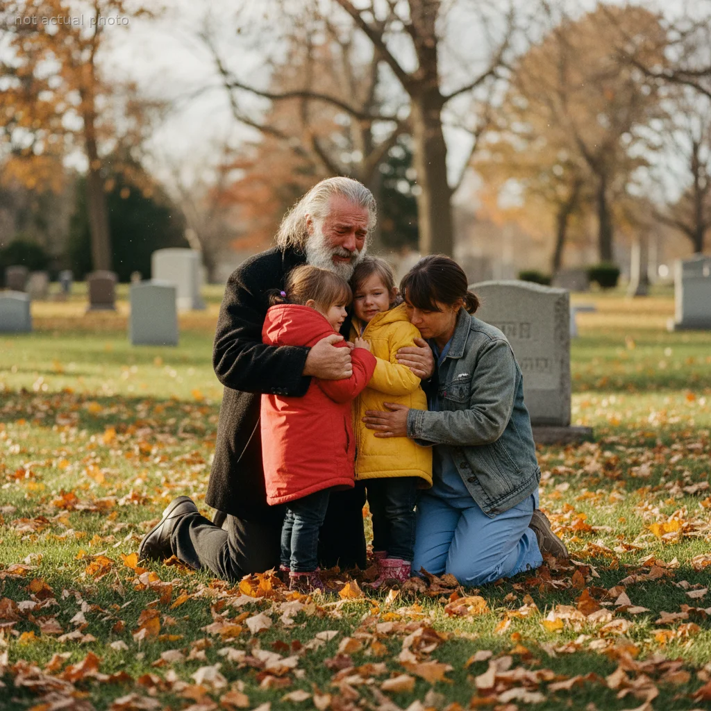 I Found Two Little Girls Crying At My Son's Grave — What They Whispered Changed My Life