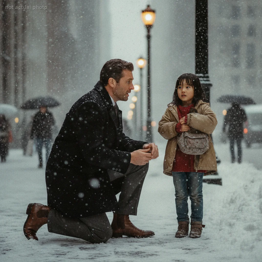 I stepped out of my corporate office into a freezing blizzard, ready to head back to my empty penthouse. That's when I saw a little girl shivering in a thin coat, waiting for a mother who never came home. The decision I made next changed the entire trajectory of my life.