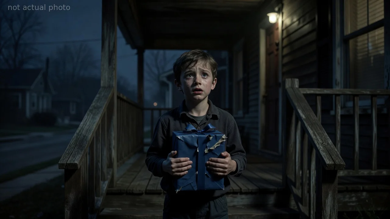 My parents gave my son a goodbye gift. I opened it and called the cops.