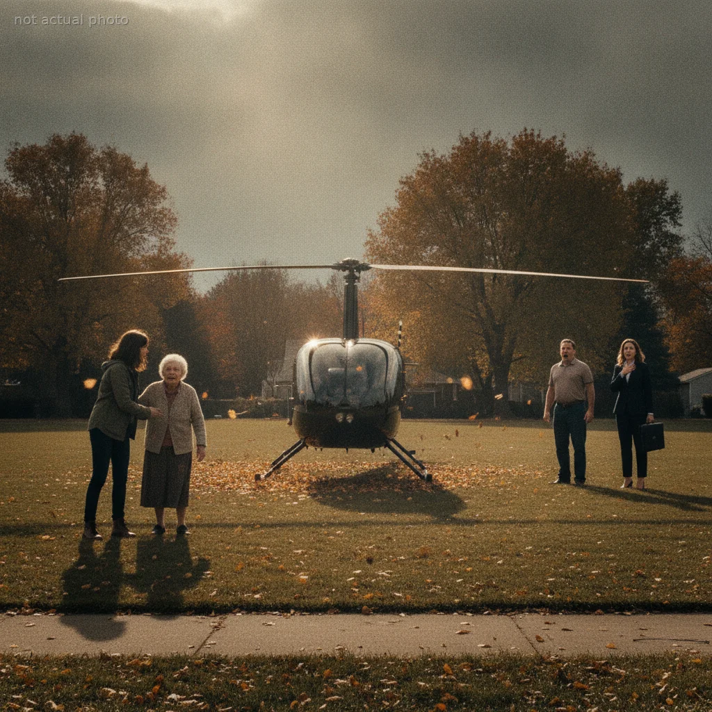 My Family Laughed When I Offered To Care For Grandma — Until My Private Helicopter Landed In Their Yard