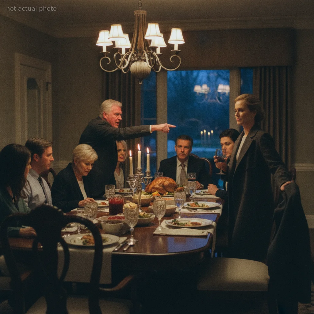 At Thanksgiving My Father Stood Up in Front of the Whole Family, Called Me a Useless Failure, and Pointed at the Door —