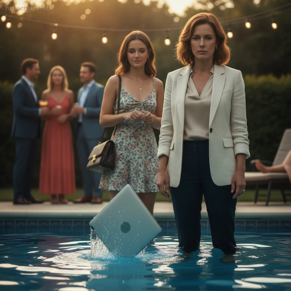 My Sister Drowned My $3,500 Work Laptop in the Pool and Smirked