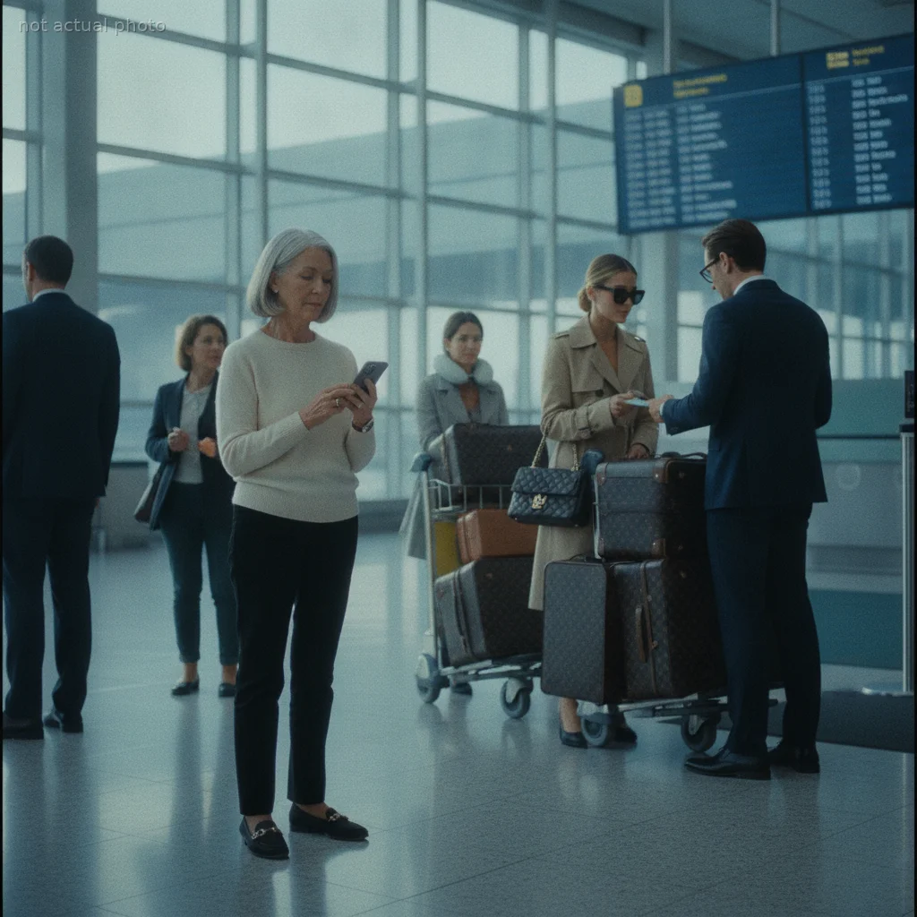 I Quietly Put Twelve Thousand Dollars on My Card for My Son and His Wife's Dream Beach Vacation, and at the Departure Gate, in Front of a Whole Silent Terminal, My Daughter-in-Law Put Her Hand on My Shoulder and Told Me to Stay Out of Their Way Because I Hadn't Paid for Any of It — So Before They Could Board, I Opened the Airline App and Removed My Card From the Booking