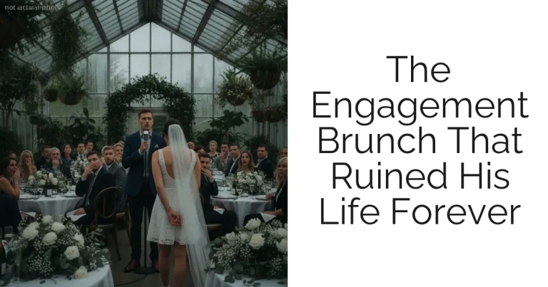 The Engagement Brunch That Ruined His Life Forever