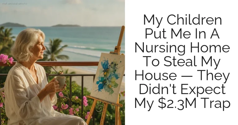 My Children Put Me In A Nursing Home To Steal My House — They Didn't Expect My $2.3M Trap