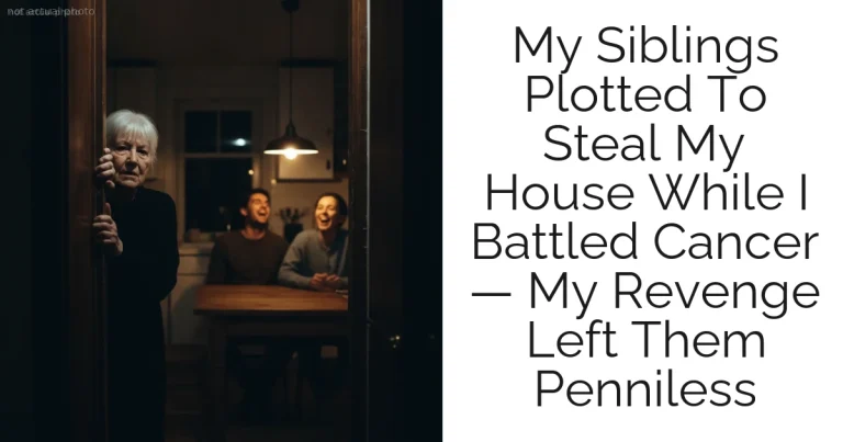 My Siblings Plotted To Steal My House While I Battled Cancer — My Revenge Left Them Penniless