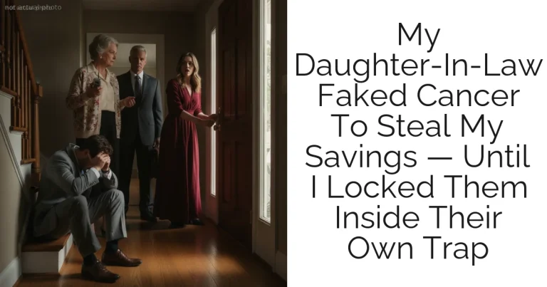 My Daughter-In-Law Faked Cancer To Steal My Savings — Until I Locked Them Inside Their Own Trap