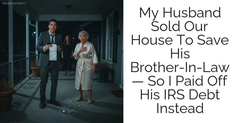 My Husband Sold Our House To Save His Brother-In-Law — So I Paid Off His IRS Debt Instead