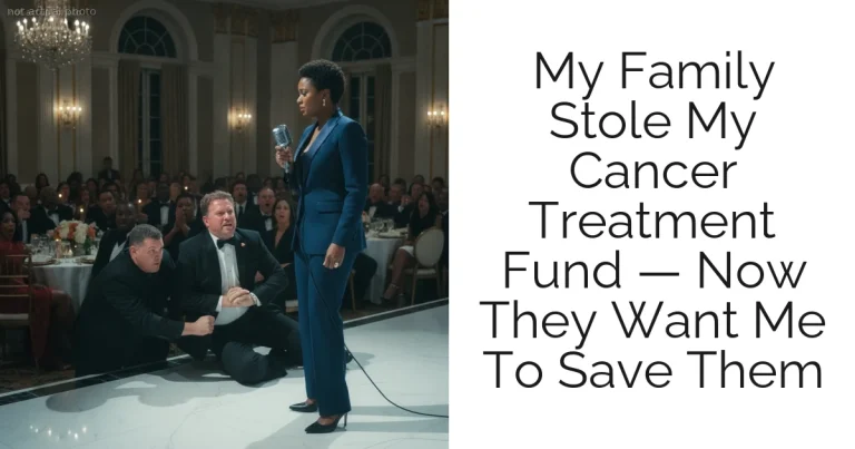 My Family Stole My Cancer Treatment Fund — Now They Want Me To Save Them