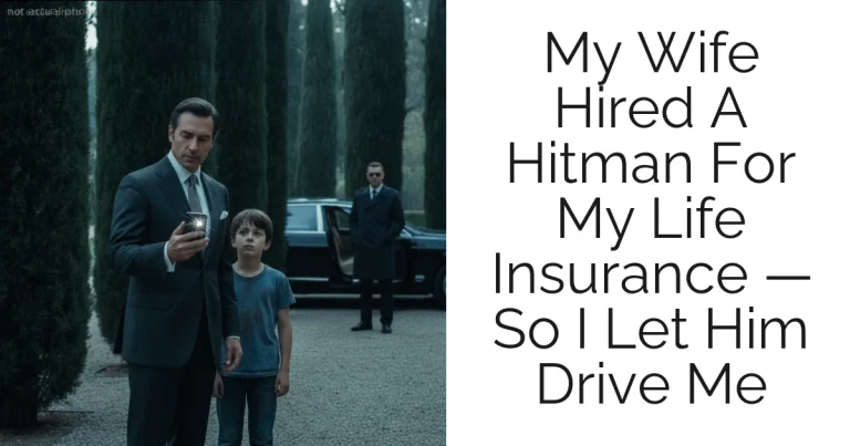 My Wife Hired A Hitman For My Life Insurance — So I Let Him Drive Me