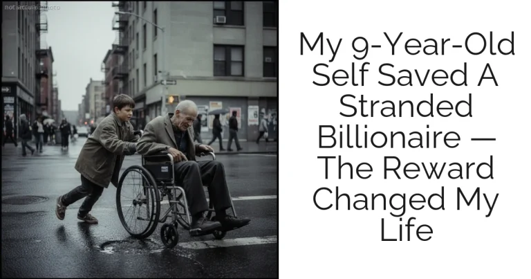 My 9-Year-Old Self Saved A Stranded Billionaire — The Reward Changed My Life