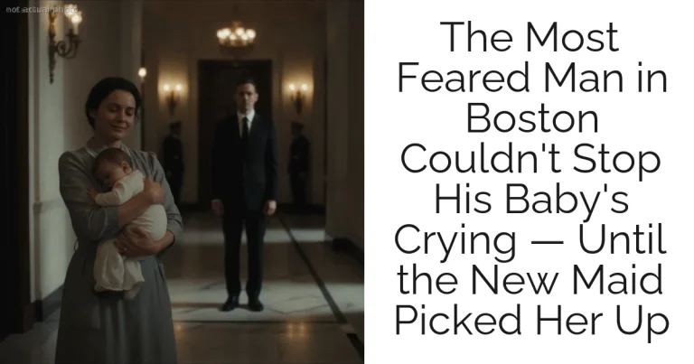 The Most Feared Man in Boston Couldn't Stop His Baby's Crying — Until the New Maid Picked Her Up