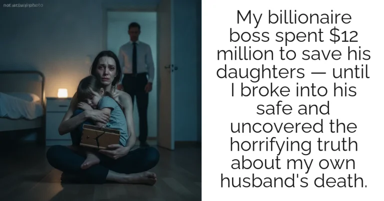 My billionaire boss spent $12 million to save his daughters — until I broke into his safe and uncovered the horrifying truth about my own husband's death.