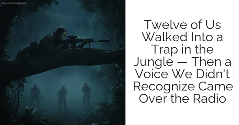 Twelve of Us Walked Into a Trap in the Jungle — Then a Voice We Didn't Recognize Came Over the Radio