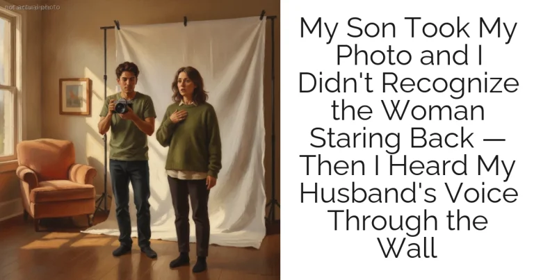 My Son Took My Photo and I Didn't Recognize the Woman Staring Back — Then I Heard My Husband's Voice Through the Wall