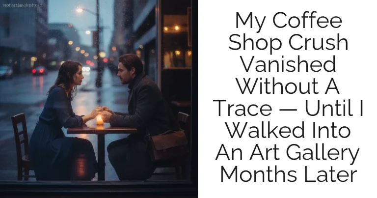 My Coffee Shop Crush Vanished Without A Trace — Until I Walked Into An Art Gallery Months Later