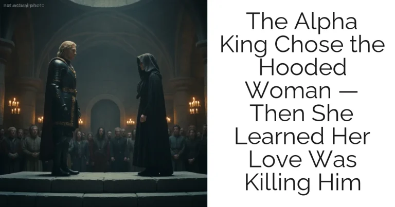 The Alpha King Chose the Hooded Woman — Then She Learned Her Love Was Killing Him
