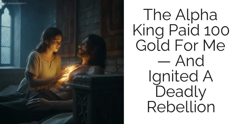 The Alpha King Paid 100 Gold For Me — And Ignited A Deadly Rebellion