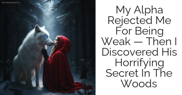 My Alpha Rejected Me For Being Weak — Then I Discovered His Horrifying Secret In The Woods