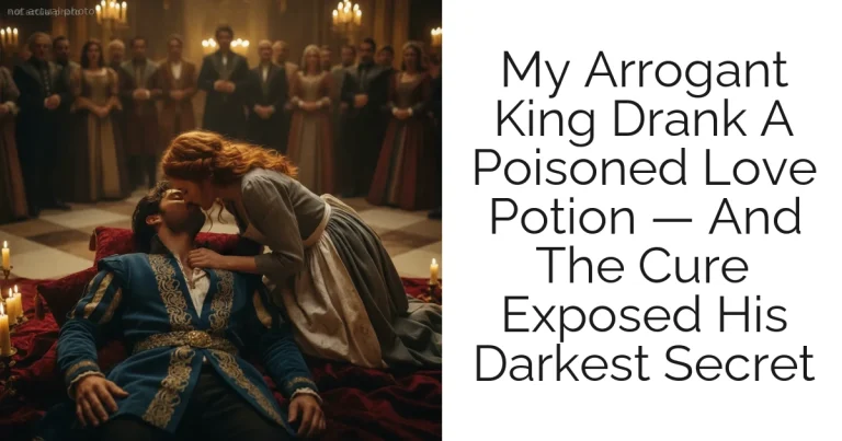 My Arrogant King Drank A Poisoned Love Potion — And The Cure Exposed His Darkest Secret