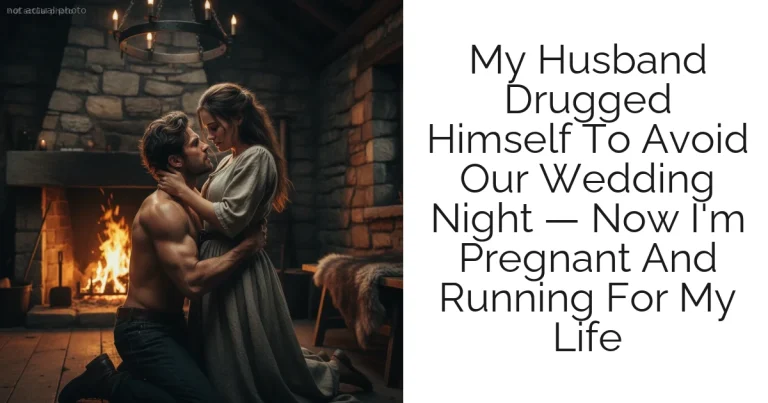 My Husband Drugged Himself To Avoid Our Wedding Night — Now I'm Pregnant And Running For My Life