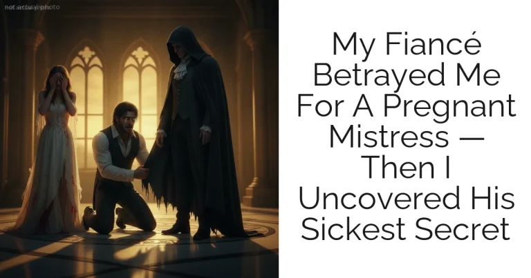 My Fiancé Betrayed Me For A Pregnant Mistress — Then I Uncovered His Sickest Secret