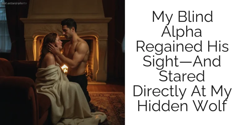 My Blind Alpha Regained His Sight—And Stared Directly At My Hidden Wolf