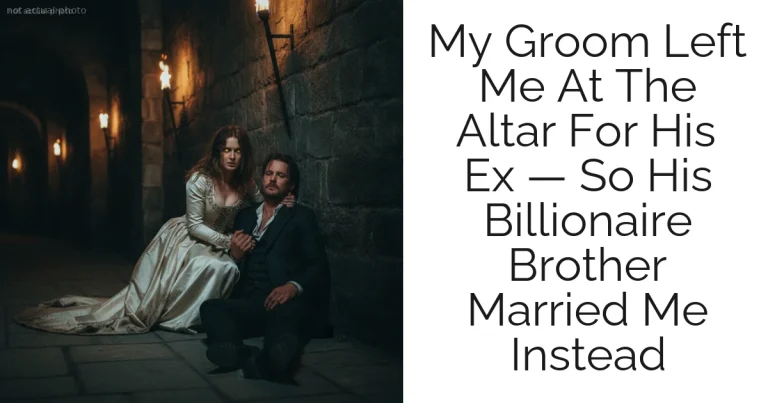 My Groom Left Me At The Altar For His Ex — So His Billionaire Brother Married Me Instead