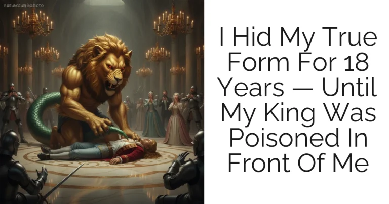 I Hid My True Form For 18 Years — Until My King Was Poisoned In Front Of Me