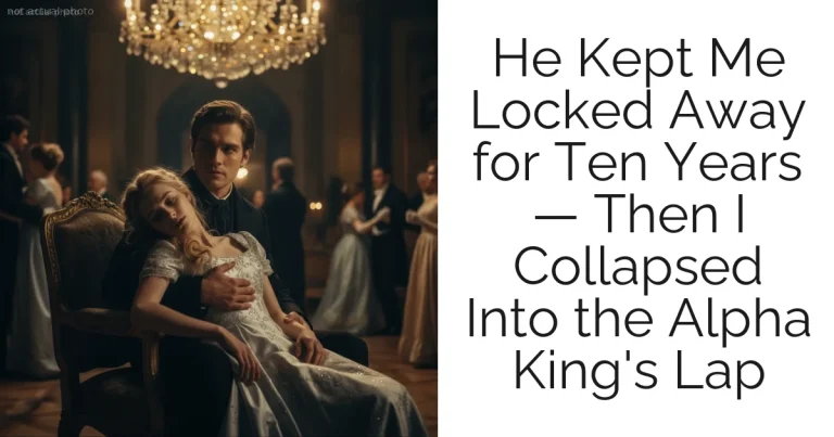 He Kept Me Locked Away for Ten Years — Then I Collapsed Into the Alpha King's Lap