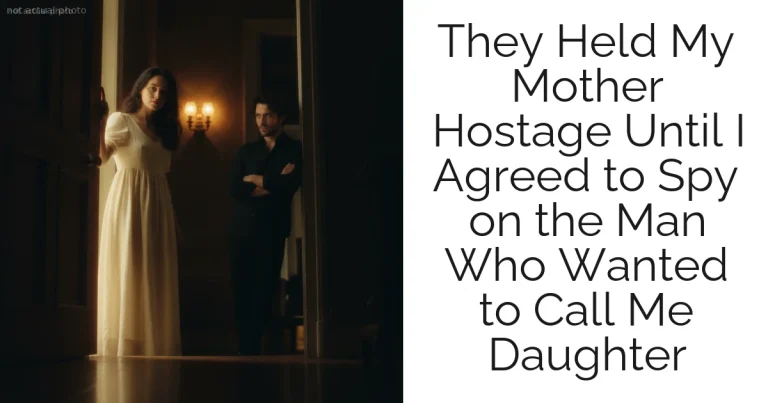 They Held My Mother Hostage Until I Agreed to Spy on the Man Who Wanted to Call Me Daughter