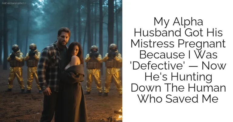 My Alpha Husband Got His Mistress Pregnant Because I Was 'Defective' — Now He's Hunting Down The Human Who Saved Me