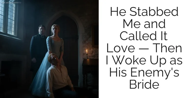 He Stabbed Me and Called It Love — Then I Woke Up as His Enemy's Bride