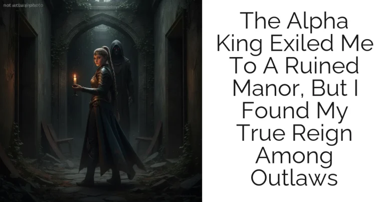 The Alpha King Exiled Me To A Ruined Manor, But I Found My True Reign Among Outlaws
