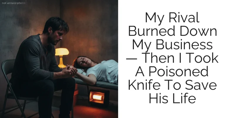 My Rival Burned Down My Business — Then I Took A Poisoned Knife To Save His Life