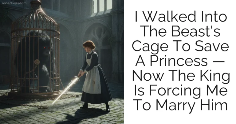 I Walked Into The Beast's Cage To Save A Princess — Now The King Is Forcing Me To Marry Him