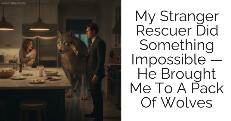 My Stranger Rescuer Did Something Impossible — He Brought Me To A Pack Of Wolves