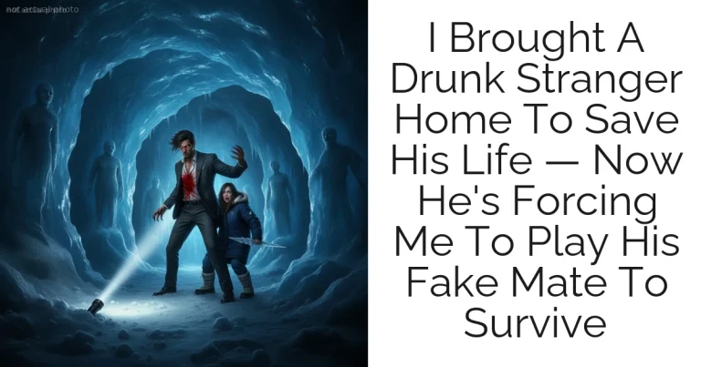 I Brought A Drunk Stranger Home To Save His Life — Now He's Forcing Me To Play His Fake Mate To Survive